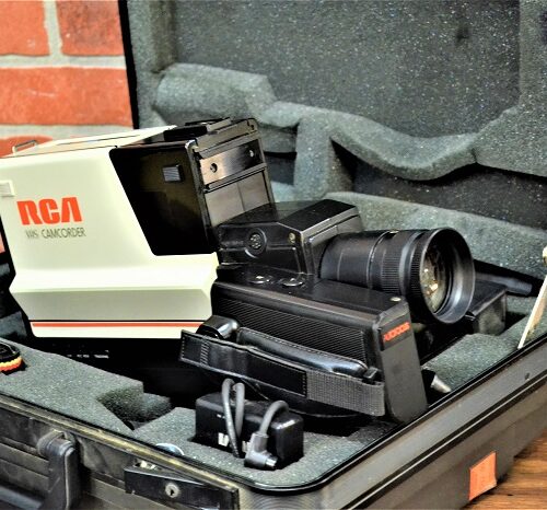 REA VHS camcorder prop rental nyc prop house