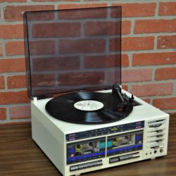 Tape-box player/Record player set - NYC Prop/film Rental