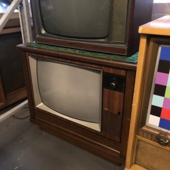 prop rental console television set