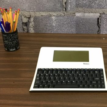 vintage computer word processor laptop prop rentals nyc
