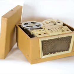 goldish Brown Tape Recorder