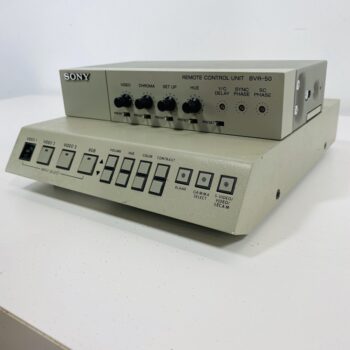 sony remote control unit and input selector RGB studio prop