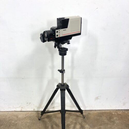 80S CAMCORDER VIDEO CAMERA PROP RENTAL WITH STAND