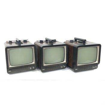 cctv CRT set of 3 TV props