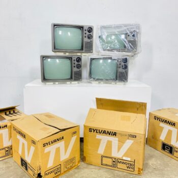NOS Set of 4 matching vintage TV props
