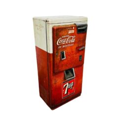 rustic 50s coke machine prop rental