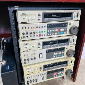 vintage TV studio electronics control room props